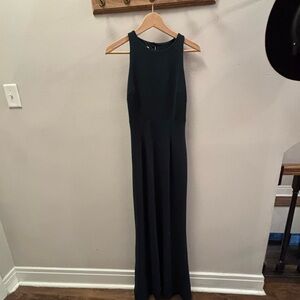 BHLDN Dark Green Sleeveless Dress